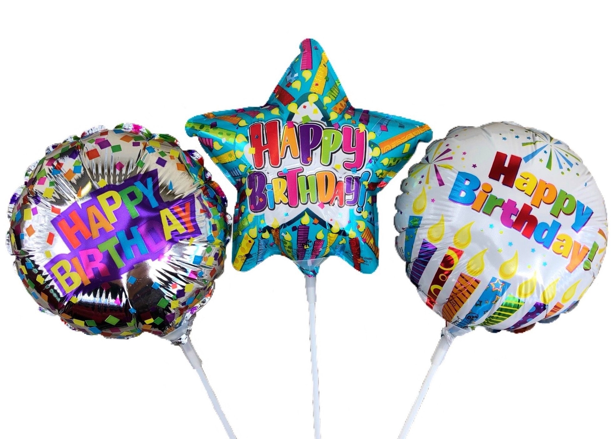 Happy Birthday Stick Balloon